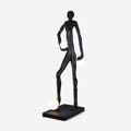 Kicking Ball Sculpture Character Floor Light, Floor Lamp, Metal, L 70cm x W 60cm x H 185cm