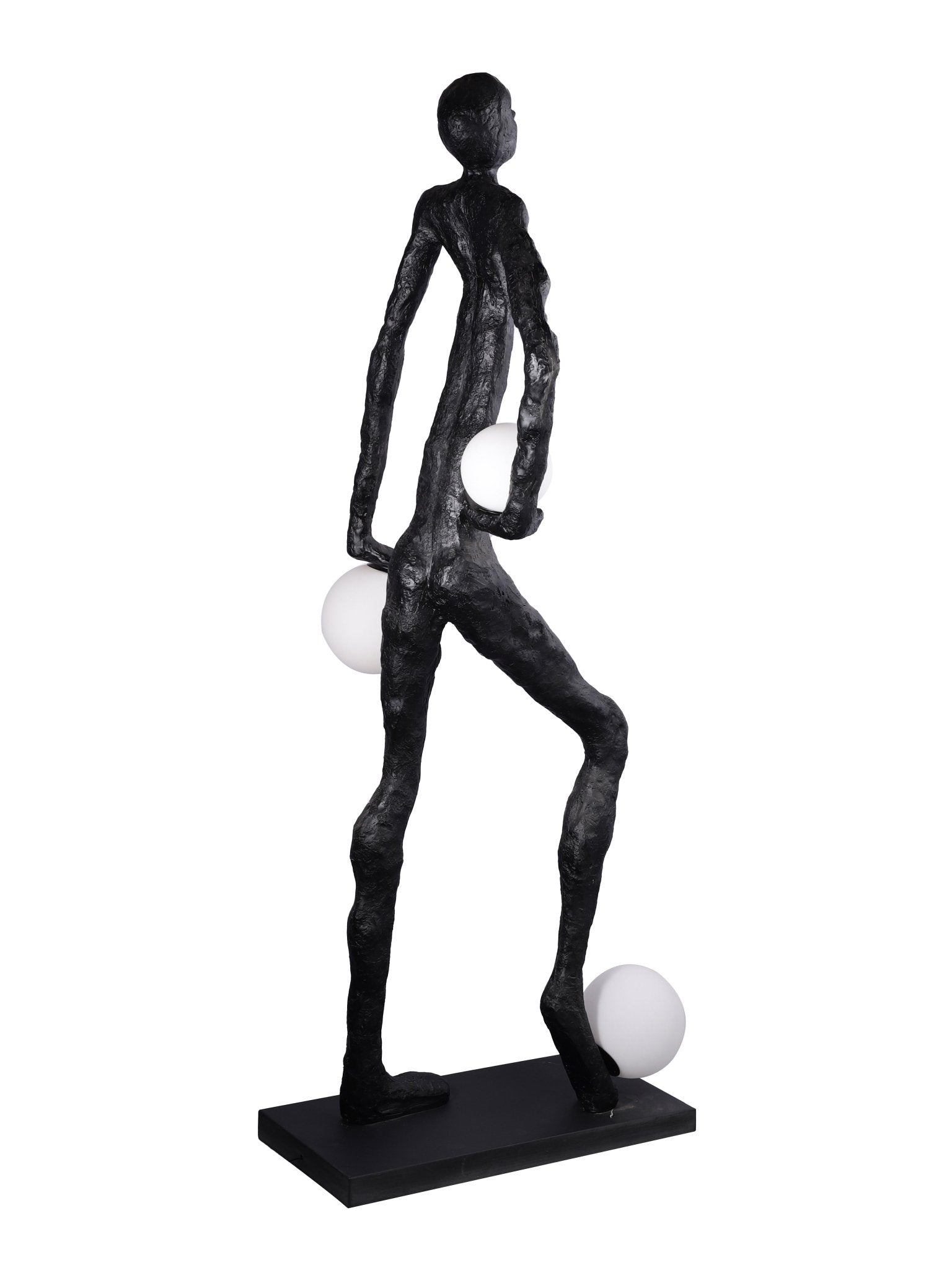 Kicking Ball Sculpture Character Floor Light, Floor Lamp, detail 15
