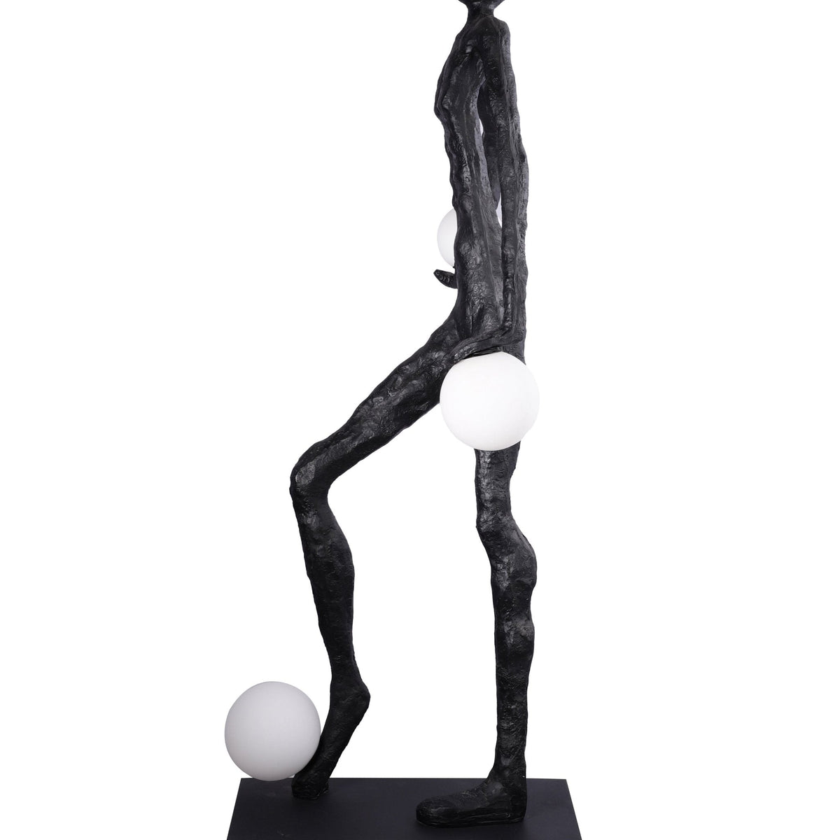 Kicking Ball Sculpture Character Floor Light, Floor Lamp, detail 11