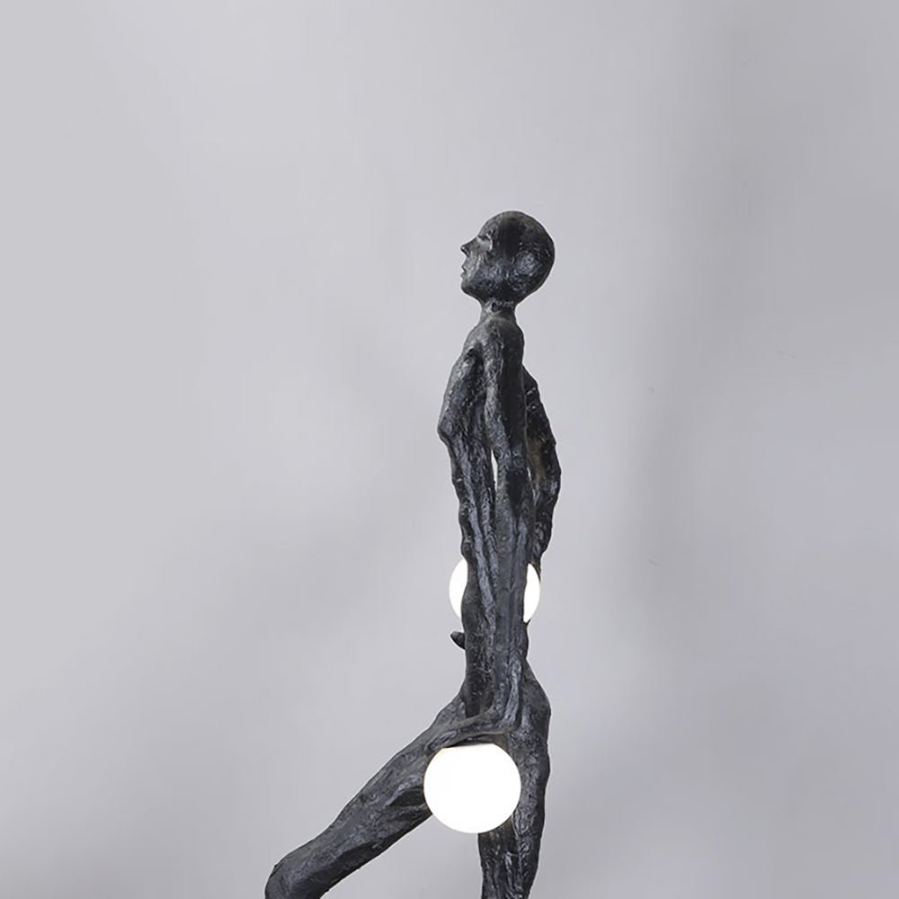 Kicking Ball Sculpture Character Floor Light, Floor Lamp, detail 13