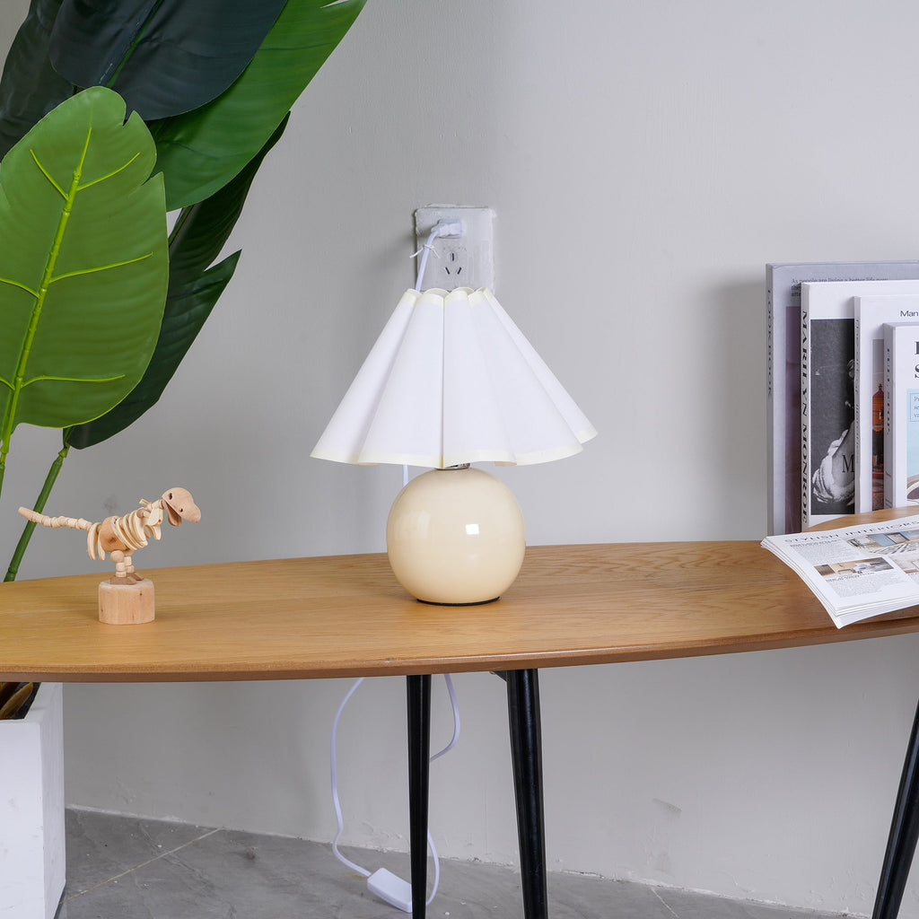 Kicsi Knife Pleat Table Light, Bedside Table Lamp, detail 38