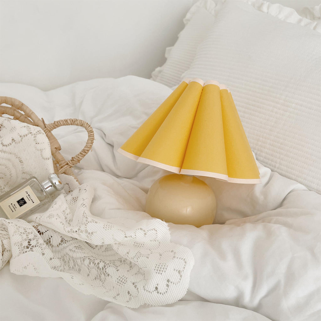 Kicsi Knife Pleat Table Light, Bedside Table Lamp, detail 11