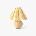 Kicsi Knife Pleat Table Light, Bedside Table Lamp, Ceramics, Φ 11 x H 9.8