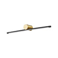 Koge Sleek Design Black LED Wall Light, Bathroom Wall Sconce, 80 x 10 x 7cm