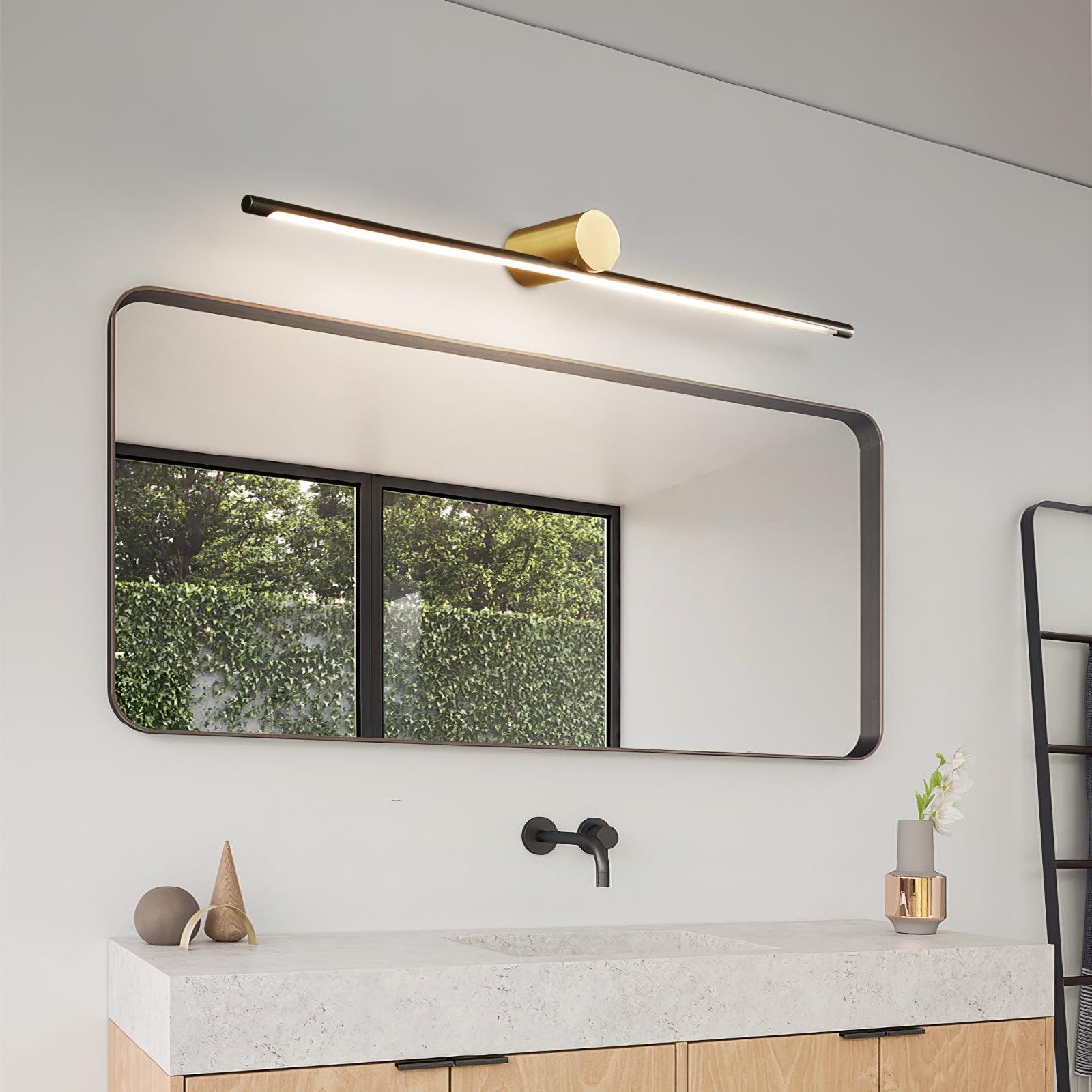 Koge Sleek Design Black LED Wall Light, Bathroom Wall Sconce, detail 11