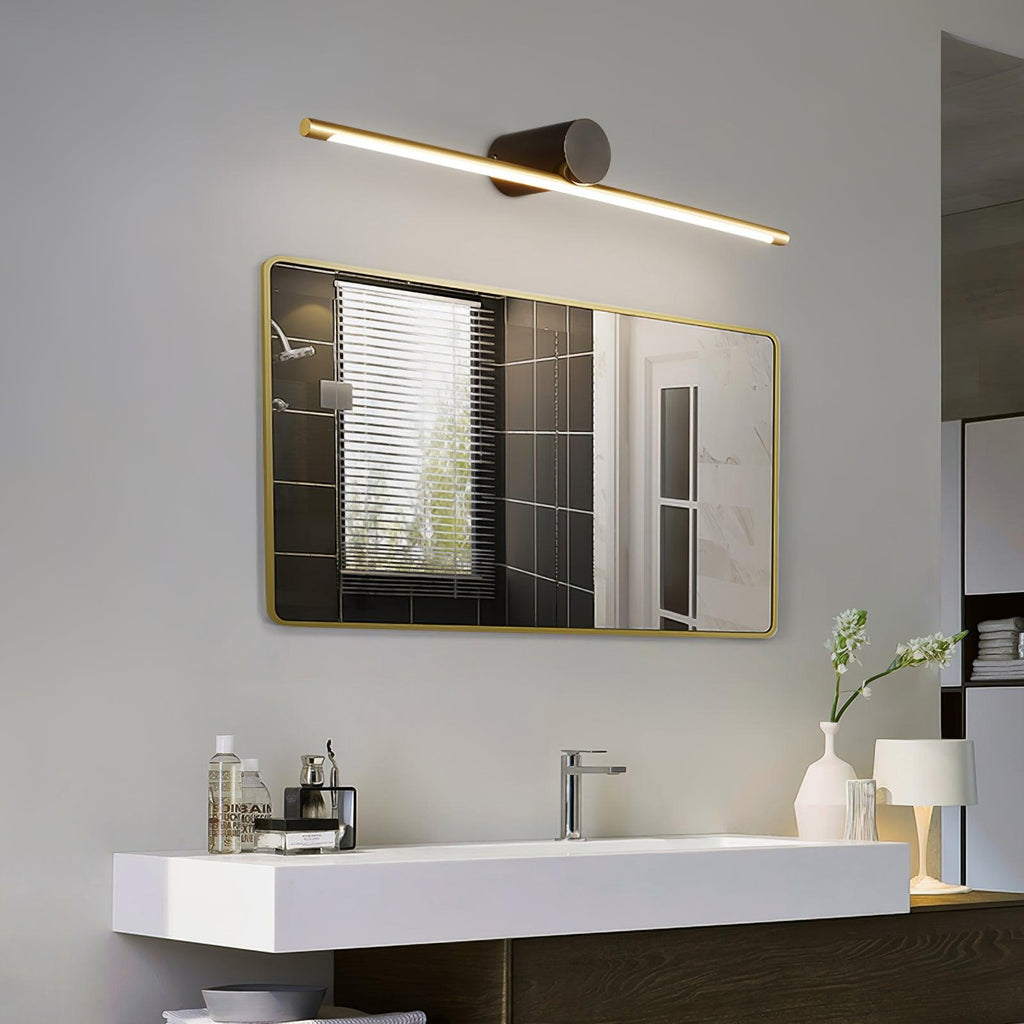 Koge Sleek Design Black LED Wall Light, Bathroom Wall Sconce, detail 12
