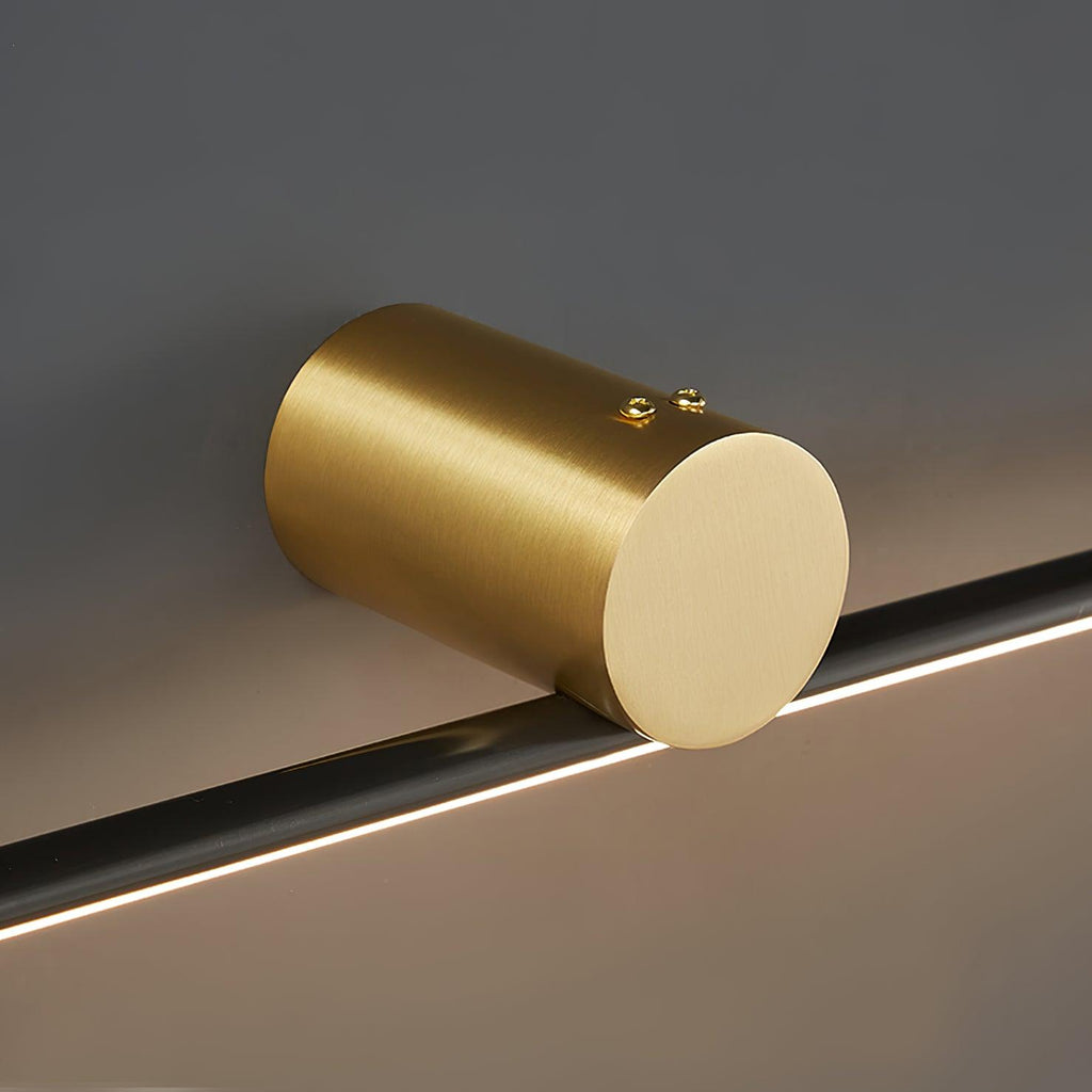 Koge Sleek Design Black LED Wall Light, Bathroom Wall Sconce, detail 19