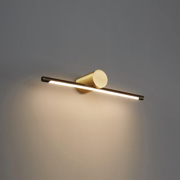 Koge Sleek Design Black LED Wall Light, Bathroom Wall Sconce, detail 5