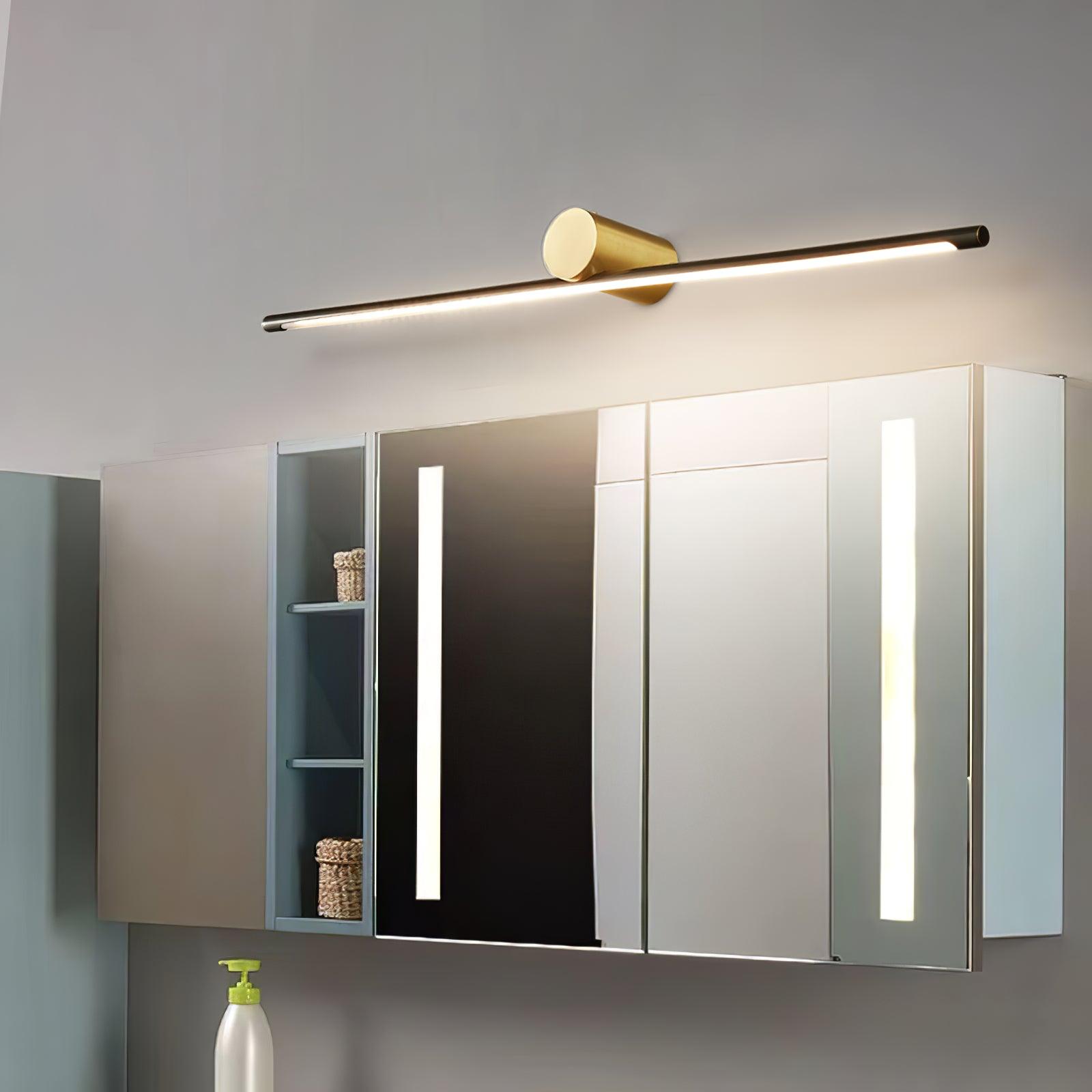 Koge Sleek Design Black LED Wall Light, Bathroom Wall Sconce, detail 10