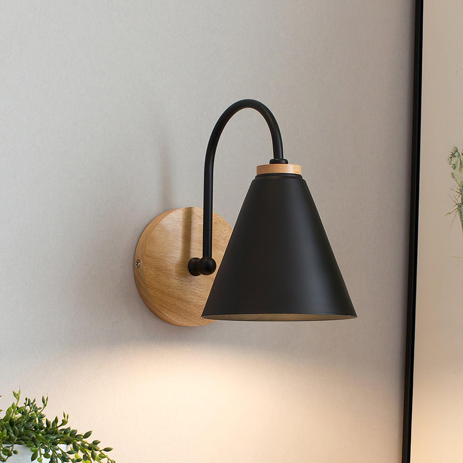 Kona Nordic Wall Light, Bedroom Wall Sconce, detail 3