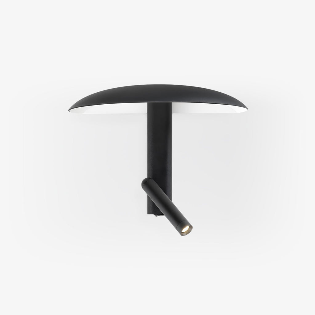 Hat Brim Pivot Arm Wall Light - W 30cm x H 27cm Metal, Plug-In Wall Sconce, detail 2