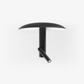Hat Brim Pivot Arm Wall Light - W 11.8″ x H 10.6″ Metal, Plug-In Wall Sconce