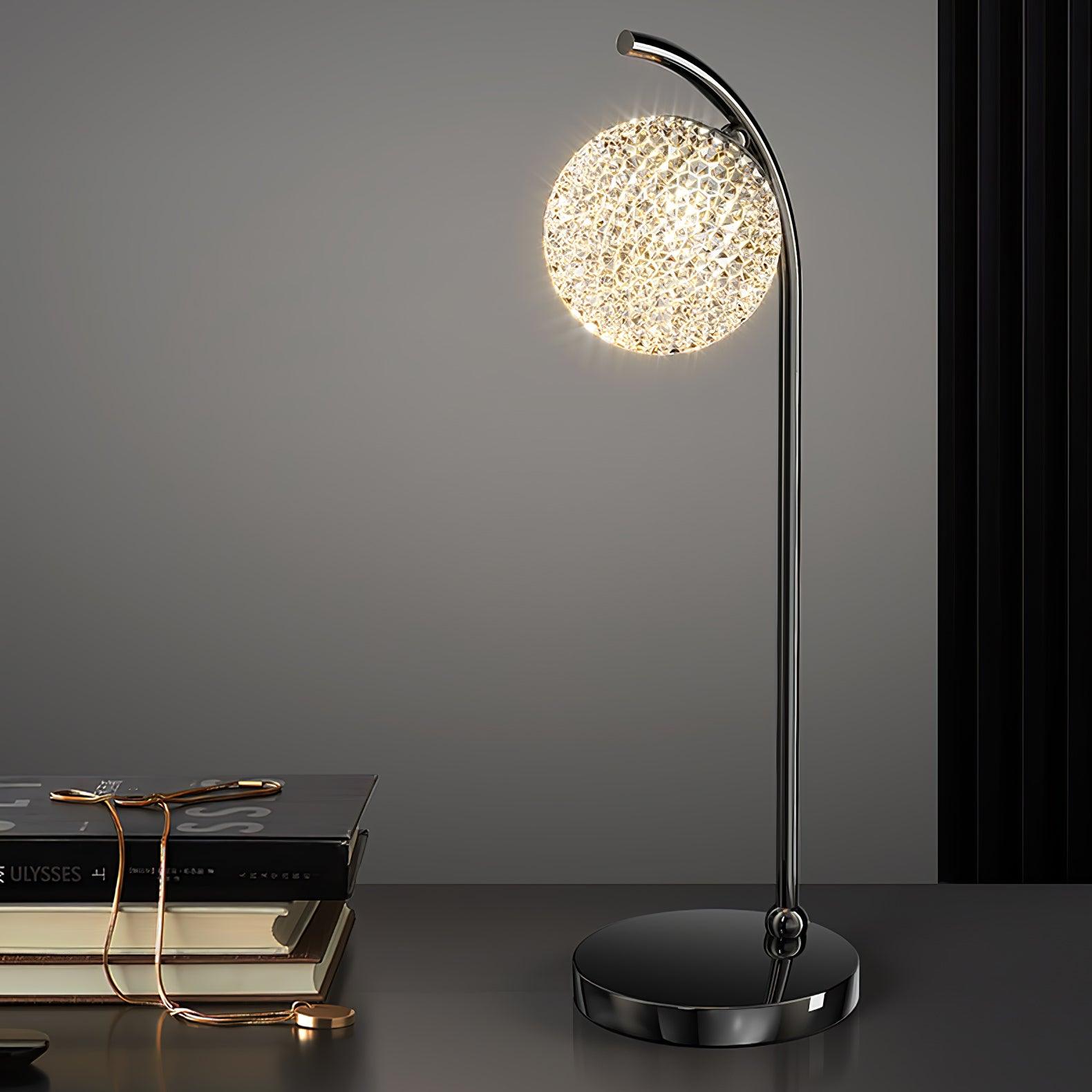 Ksovv Crystal Table Light, Bedside Table Lamp, detail 6
