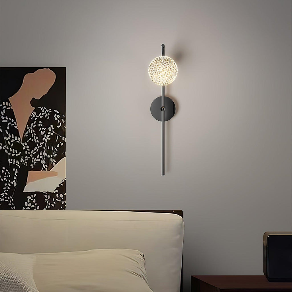 Ksovv Crystal Wall Light, Bedroom Wall Sconce, detail 6
