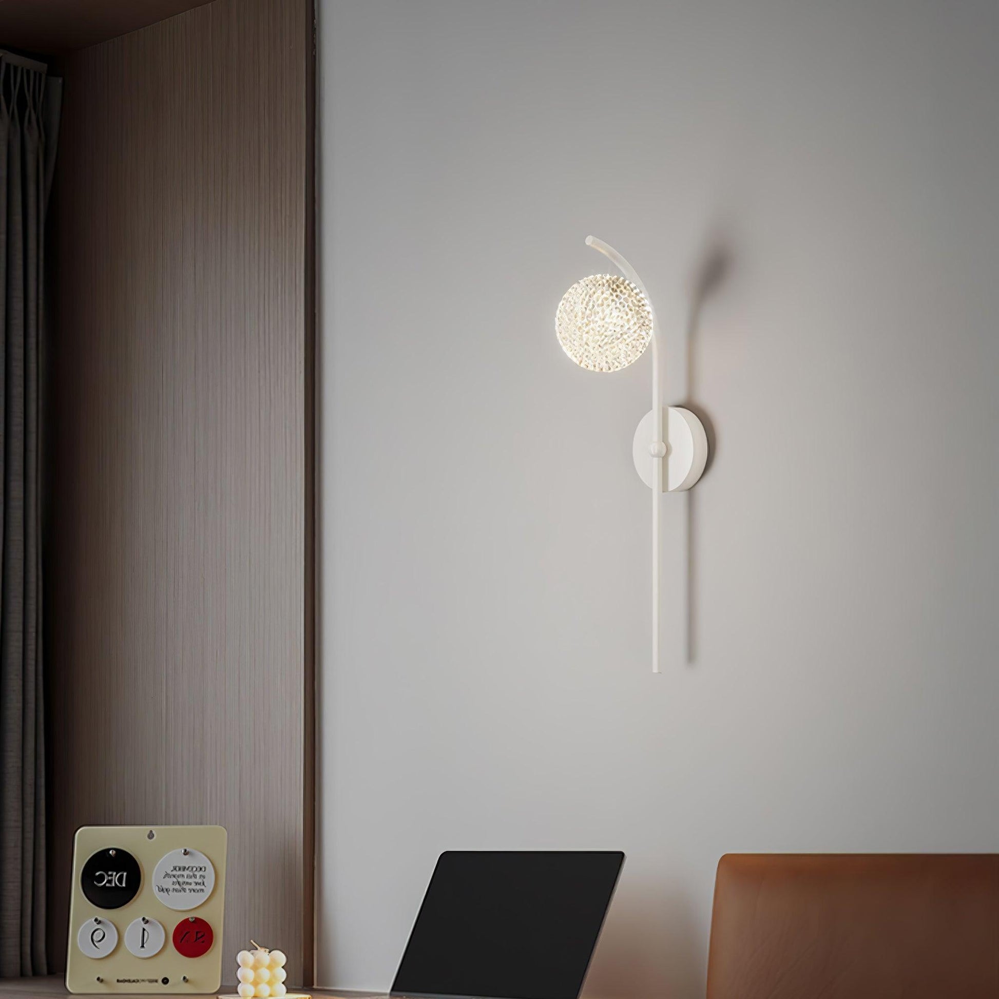 Ksovv Crystal Wall Light, Bedroom Wall Sconce, detail 5
