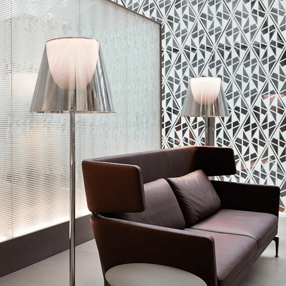 Chrome Prism Floor Light, Floor Lamp, detail 8