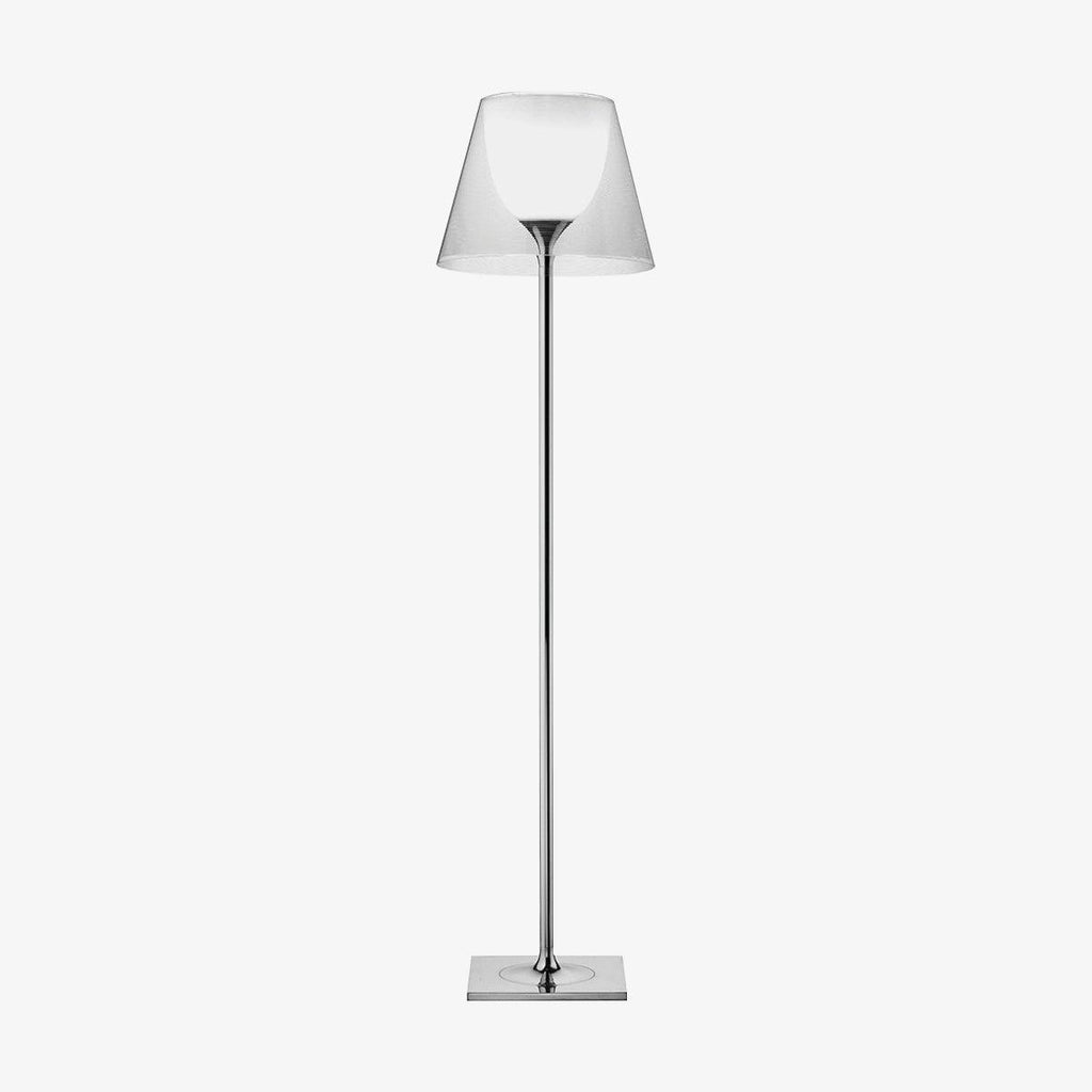 Chrome Prism Floor Light, Floor Lamp, Metal, ∅ 15.7″ x H 63″