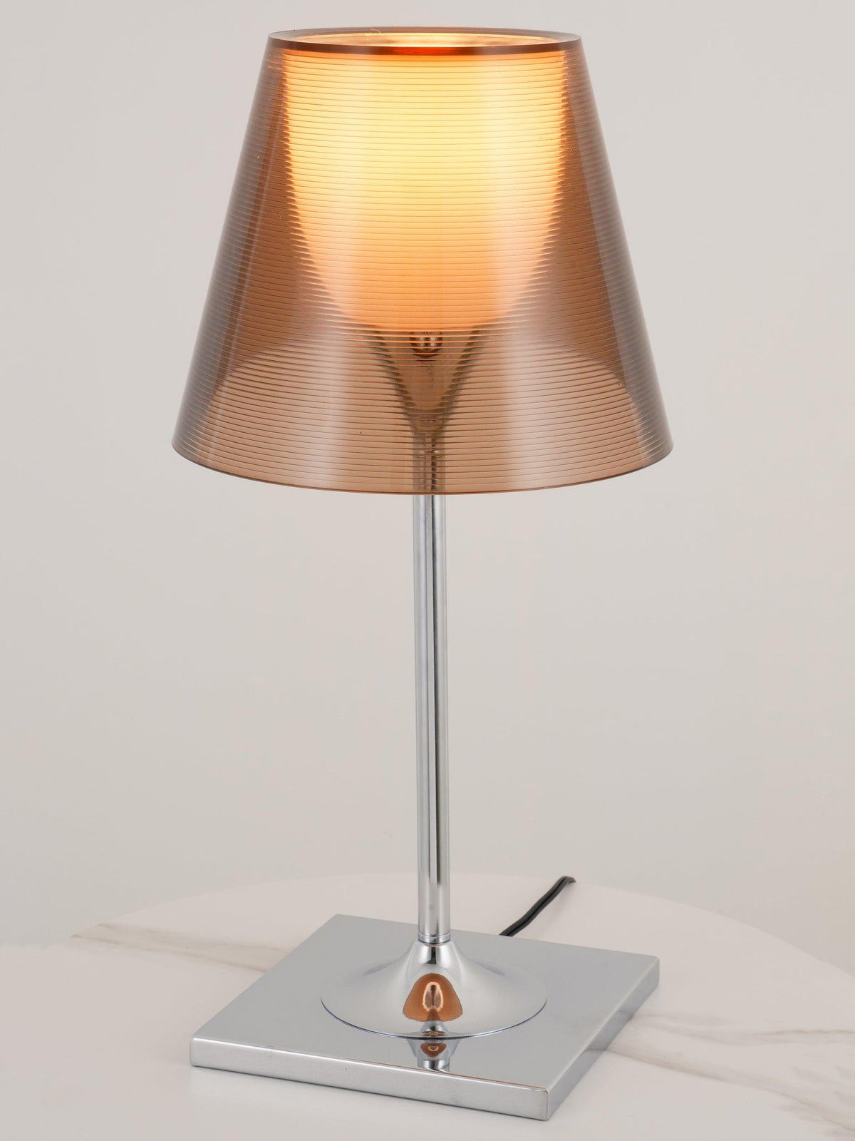 Chrome Prism Table Light, Bedside Table Lamp, detail 21