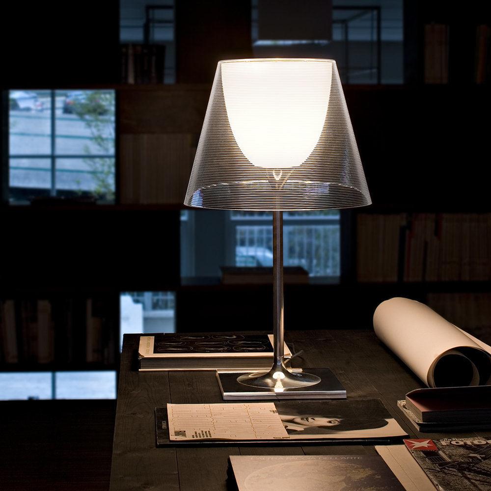 Chrome Prism Table Light, Bedside Table Lamp, detail 7