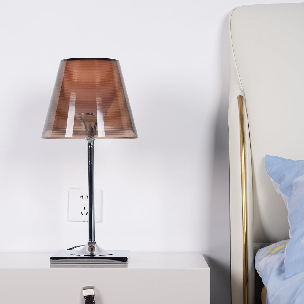 Chrome Prism Table Light, Bedside Table Lamp, detail 10