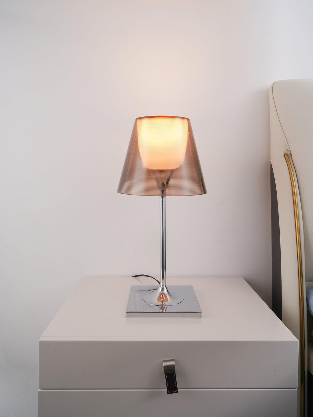 Chrome Prism Table Light, Bedside Table Lamp, detail 17