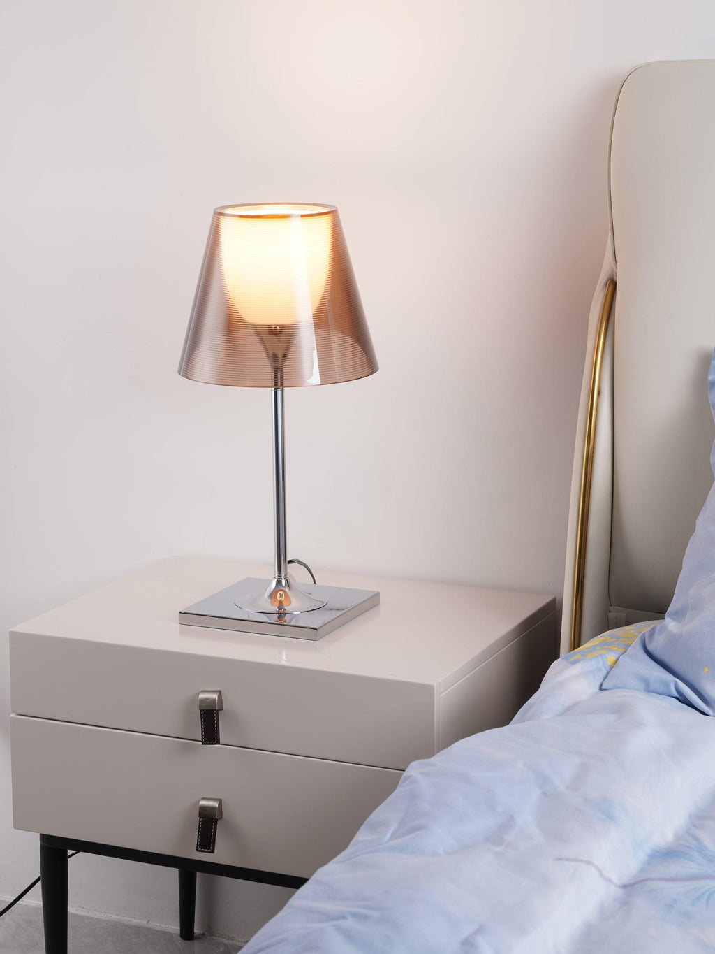Chrome Prism Table Light, Bedside Table Lamp, detail 16