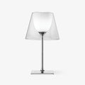 Chrome Prism Table Light, Bedside Table Lamp, Metal, ∅ 15.7″ x H 27.2″