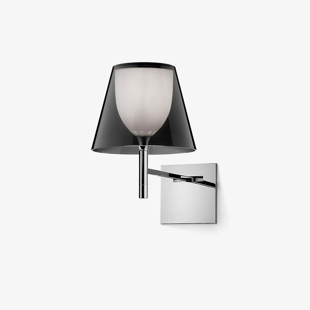 Chrome Prism Wall Light, Hardwired Wall Sconce, detail 2
