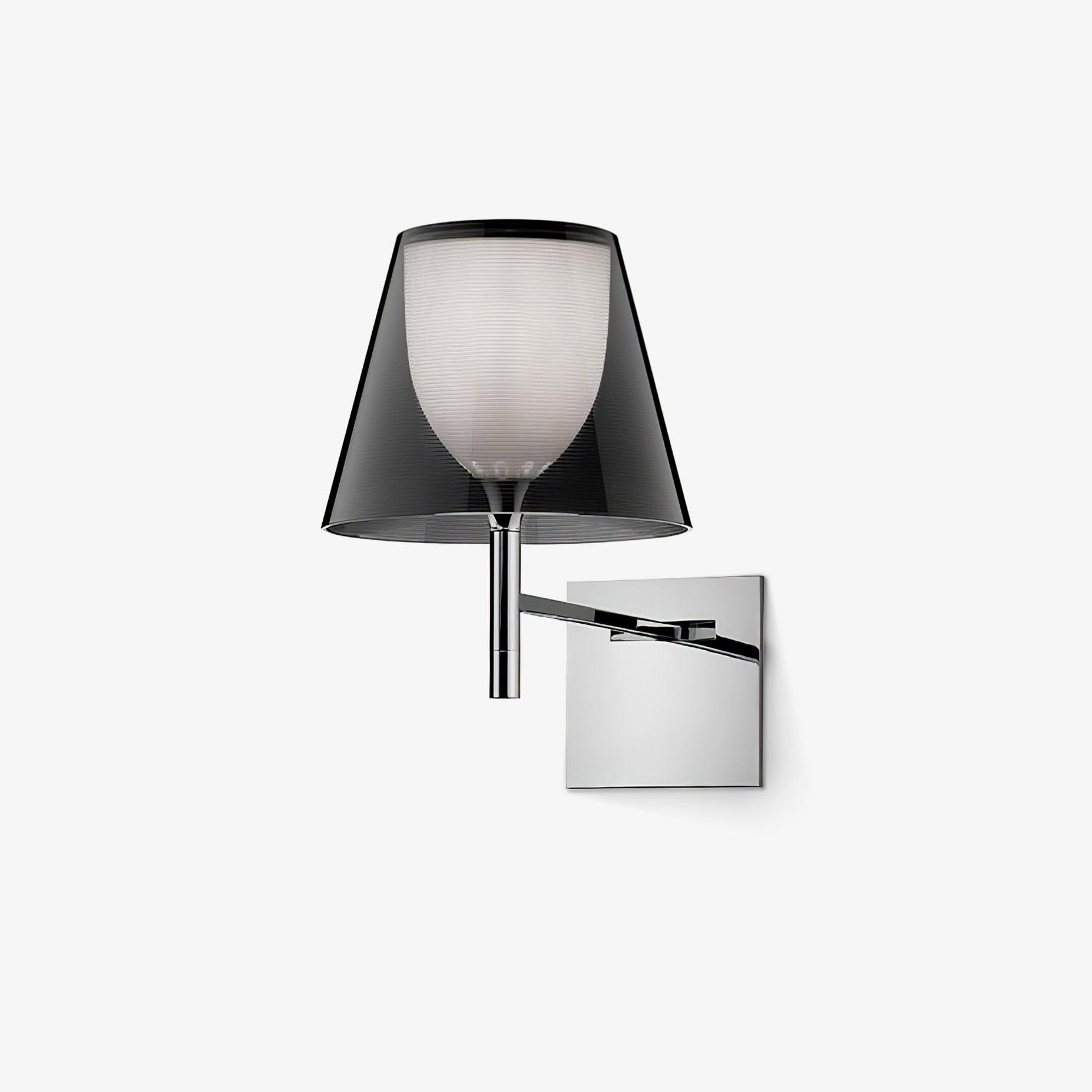 Chrome Prism Wall Light, Hardwired Wall Sconce, detail 2
