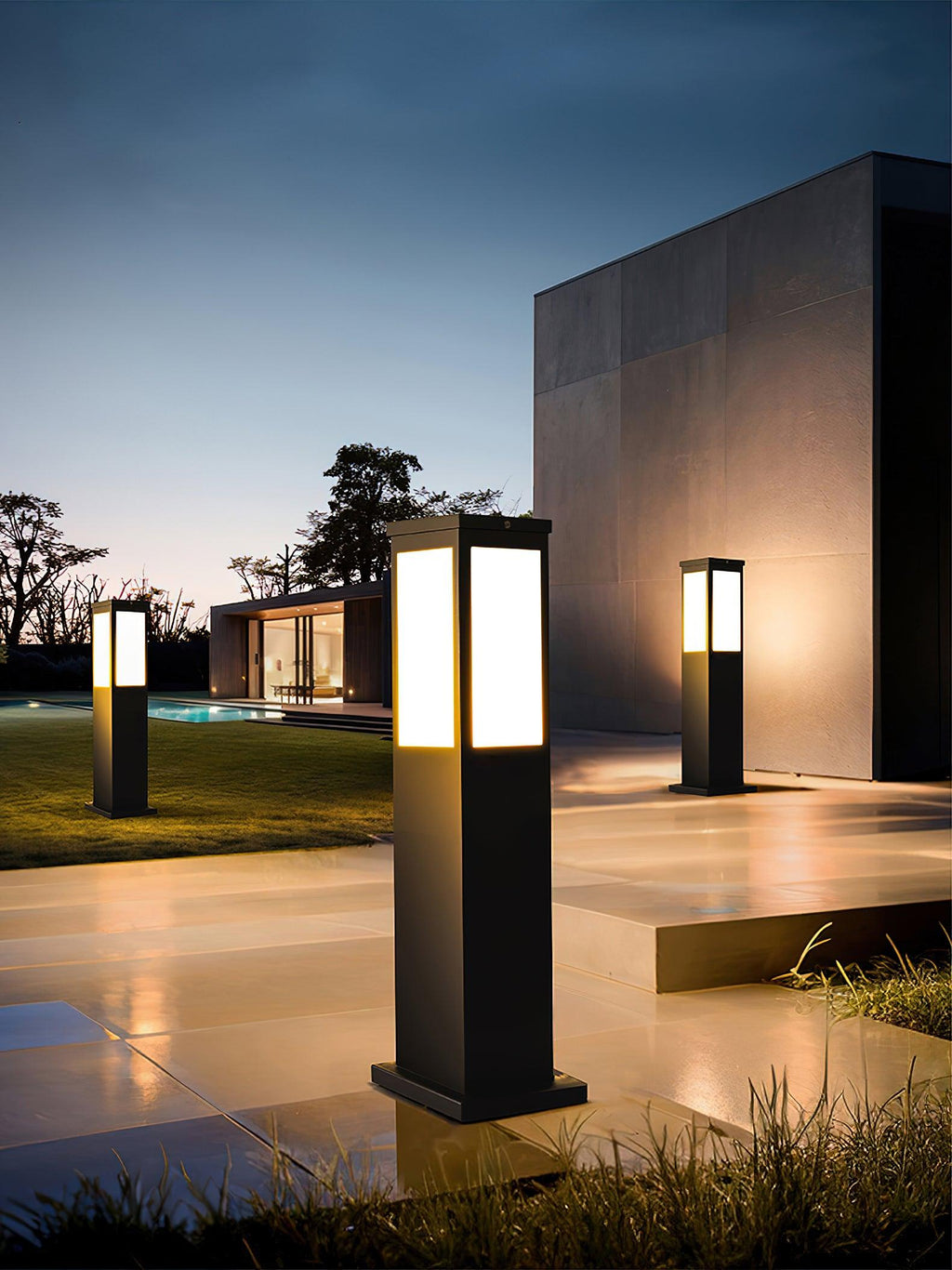 Kuzco Bollard Exterior Light, Outdoor Wall Light, detail 5