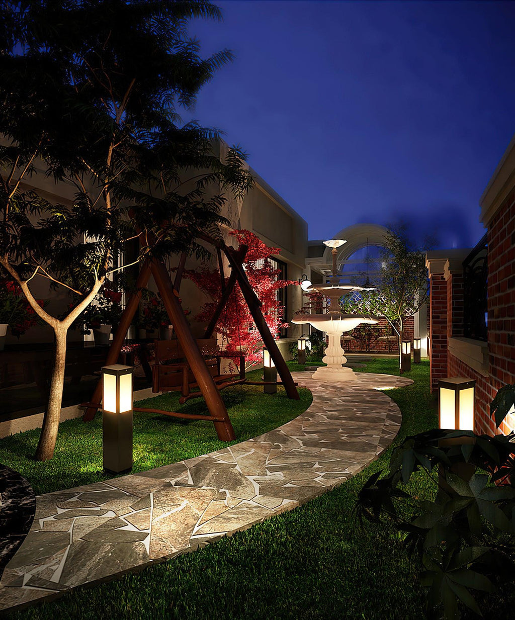 Kuzco Bollard Exterior Light, Outdoor Wall Light, detail 20