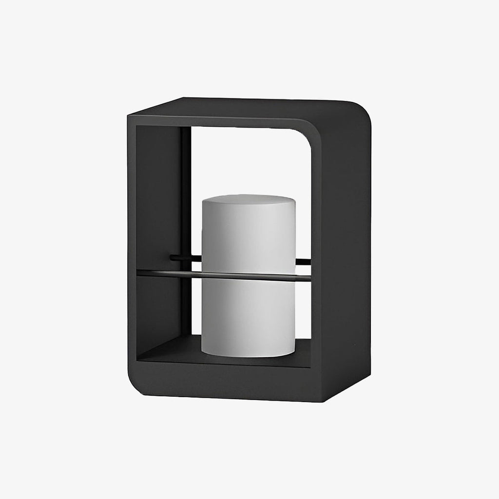 Lantern Garden Solar Exterior Light - Dia 20 cm x H 45cm Stainless Steel, Outdoor Wall Light, detail 37