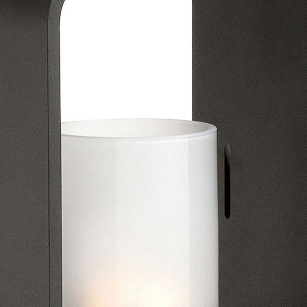 Lantern Garden Solar Exterior Light - Dia 20 cm x H 45cm Stainless Steel, Outdoor Wall Light, detail 36