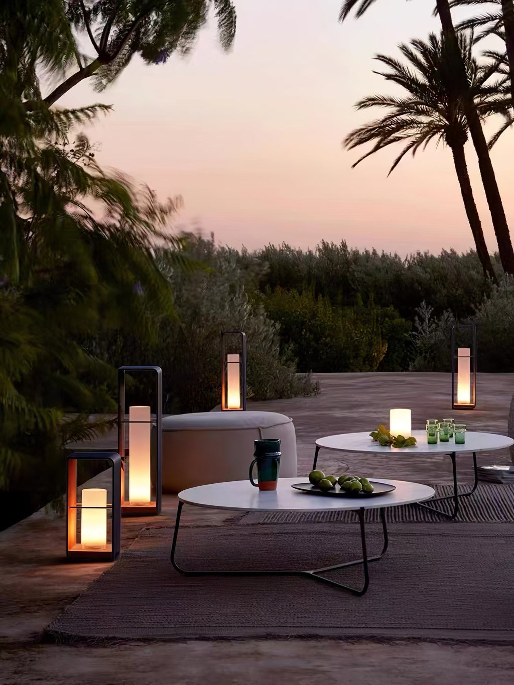 Lantern Garden Solar Exterior Light - Dia 20 cm x H 45cm Stainless Steel, Outdoor Wall Light, detail 43