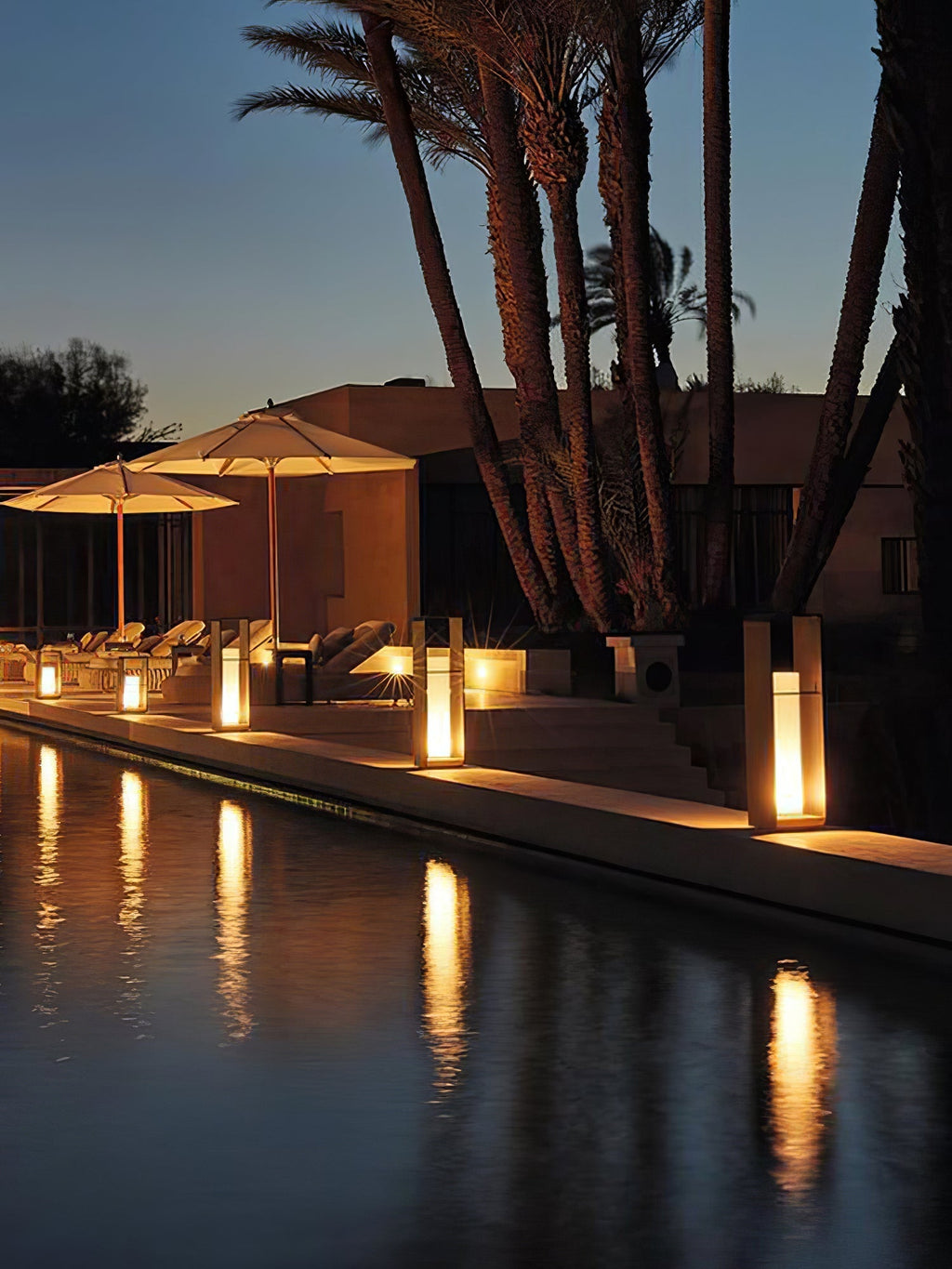 Lantern Garden Solar Exterior Light - Dia 20 cm x H 45cm Stainless Steel, Outdoor Wall Light, detail 44
