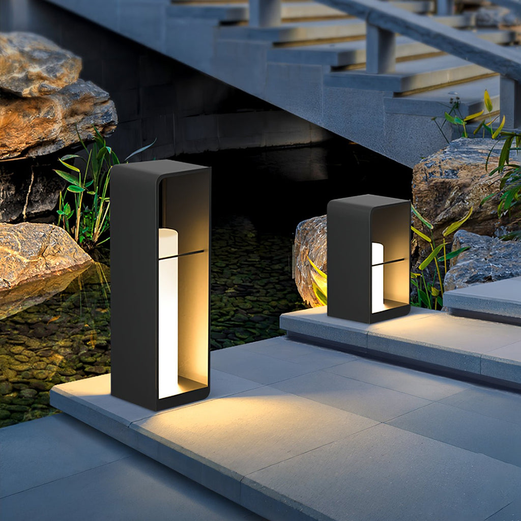 Lantern Garden Solar Exterior Light - Dia 20 cm x H 45cm Stainless Steel, Outdoor Wall Light, detail 17