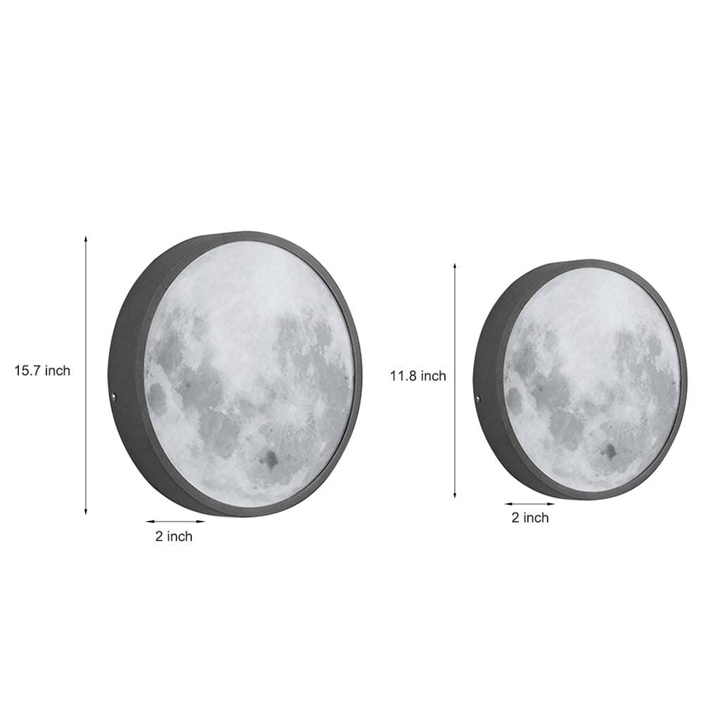 Creative Moon Exterior Waterproof Garden Light LED Exterior Wall Light, Outdoor Wall Light, detail 8