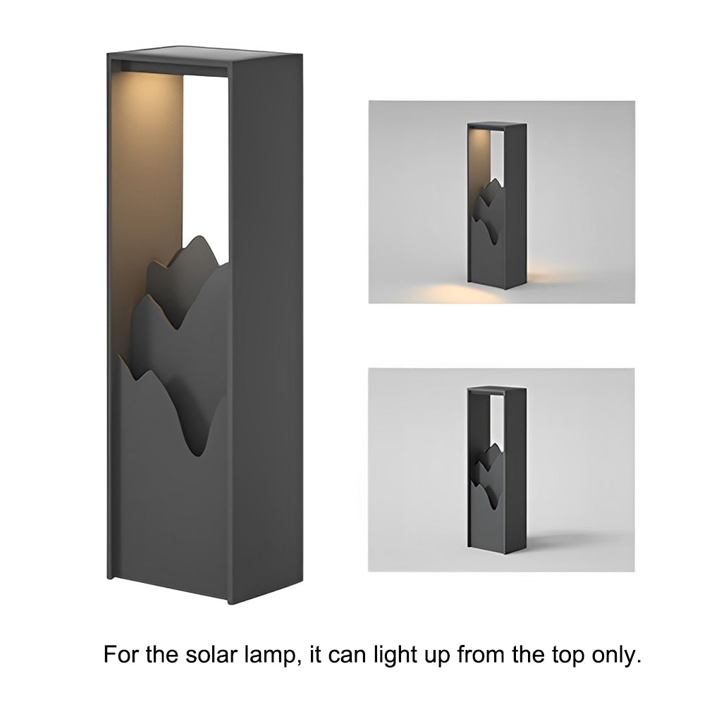 Waterproof LED Mountain Scenery Exterior Path Lights Landscape Lighting, Outdoor Wall Light, detail 15