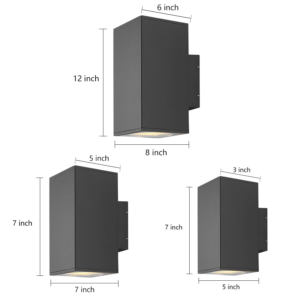 Waterproof LED Exterior Wall Fixtures for Villa Exterior Patio Balcony, Outdoor Wall Light, detail 7