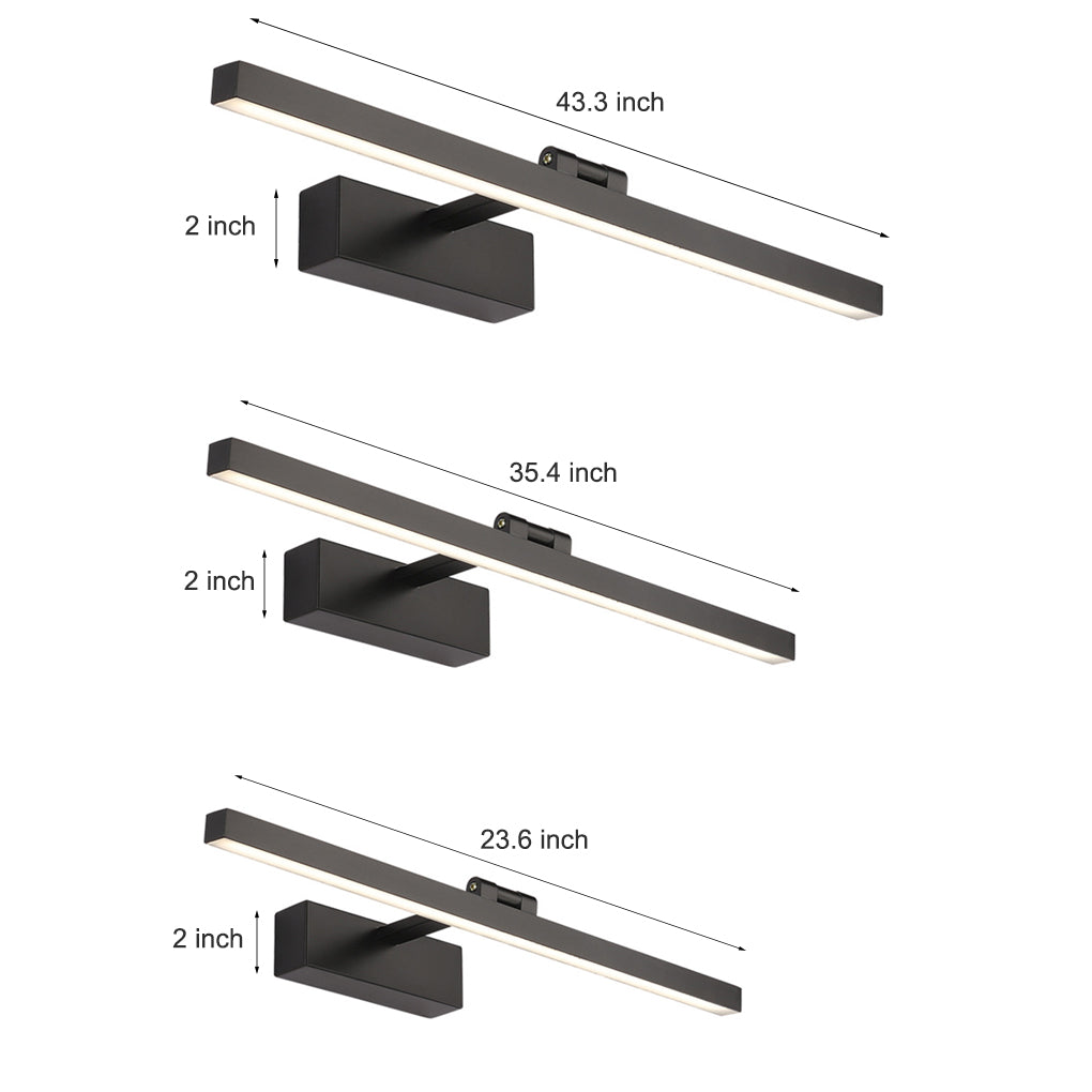 Rotatable Linear LED Bathroom Vanity Fixture Adjustable Lighting, Bathroom Vanity Light, detail 11