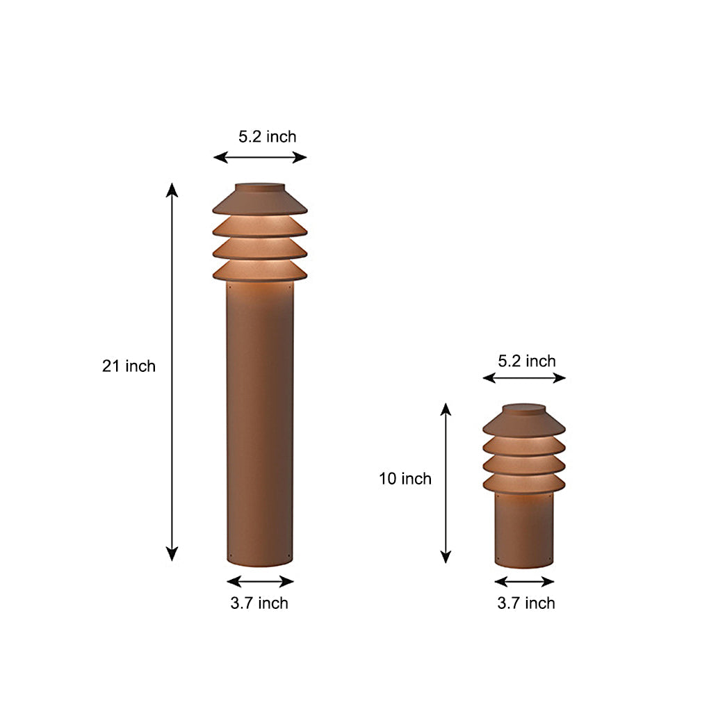 Creative LED Exterior Post Lights Garden Lights Outside Lights Landscape Lighting, Outdoor Wall Light, detail 8