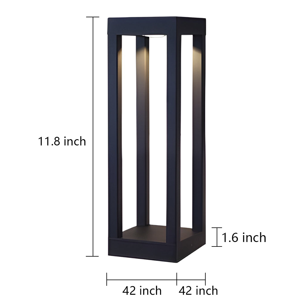 Waterproof Exterior Post Lights Pole Lamp Garden Lights Patio Lights Landscape Lighting, Outdoor Wall Light, detail 9