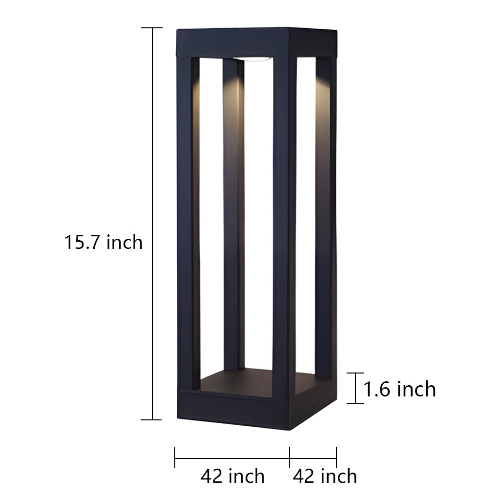 Waterproof Exterior Post Lights Pole Lamp Garden Lights Patio Lights Landscape Lighting, Outdoor Wall Light, detail 10