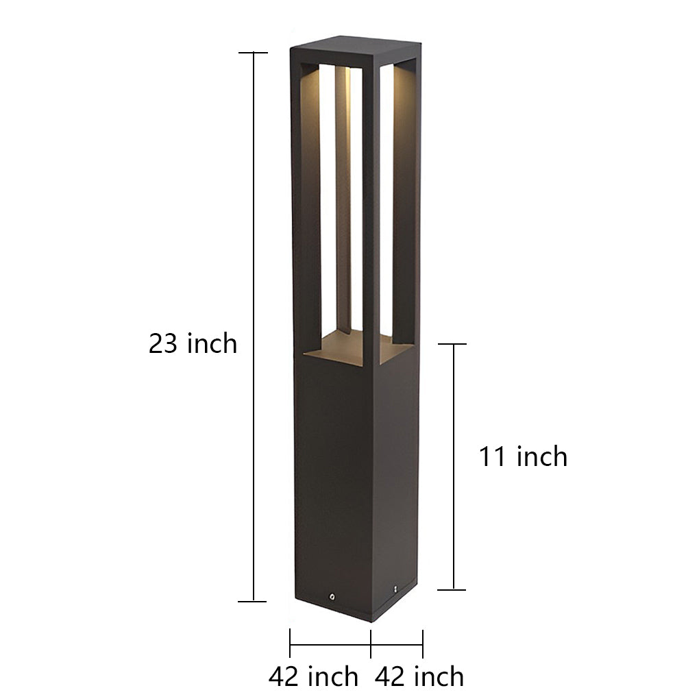 Waterproof Exterior Post Lights Pole Lamp Garden Lights Patio Lights Landscape Lighting, Outdoor Wall Light, detail 11