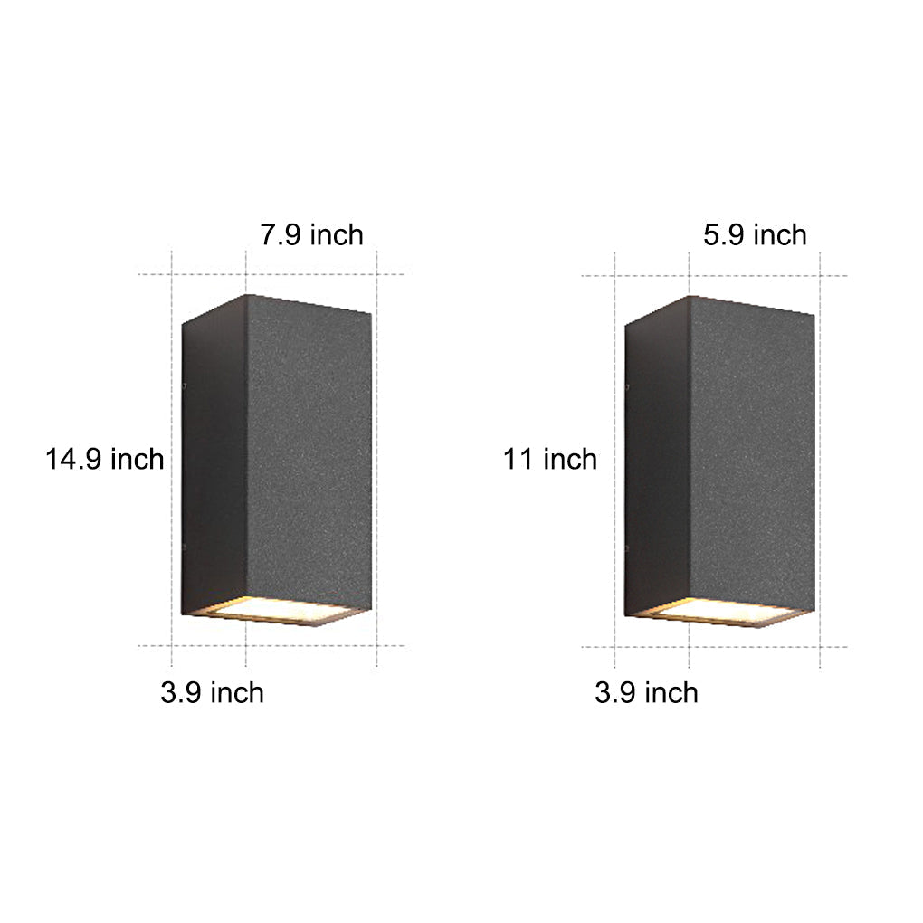 Box Waterproof Up and Down Lights LED Solar Contemporary Wall Light, Wall Sconce, detail 5