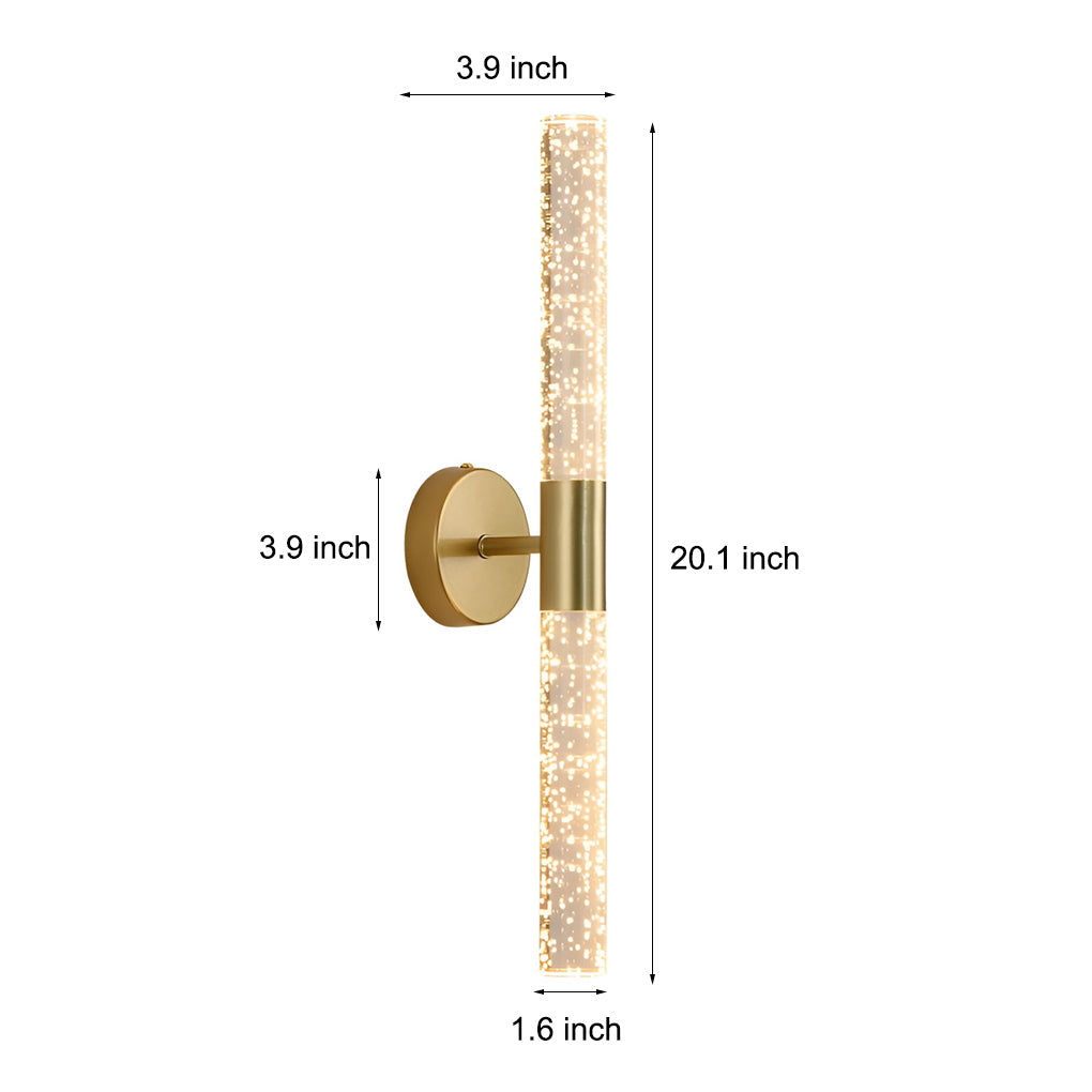 Clean-Lined Strip LED Nordic Wall Light, Bedroom Wall Sconce, detail 6