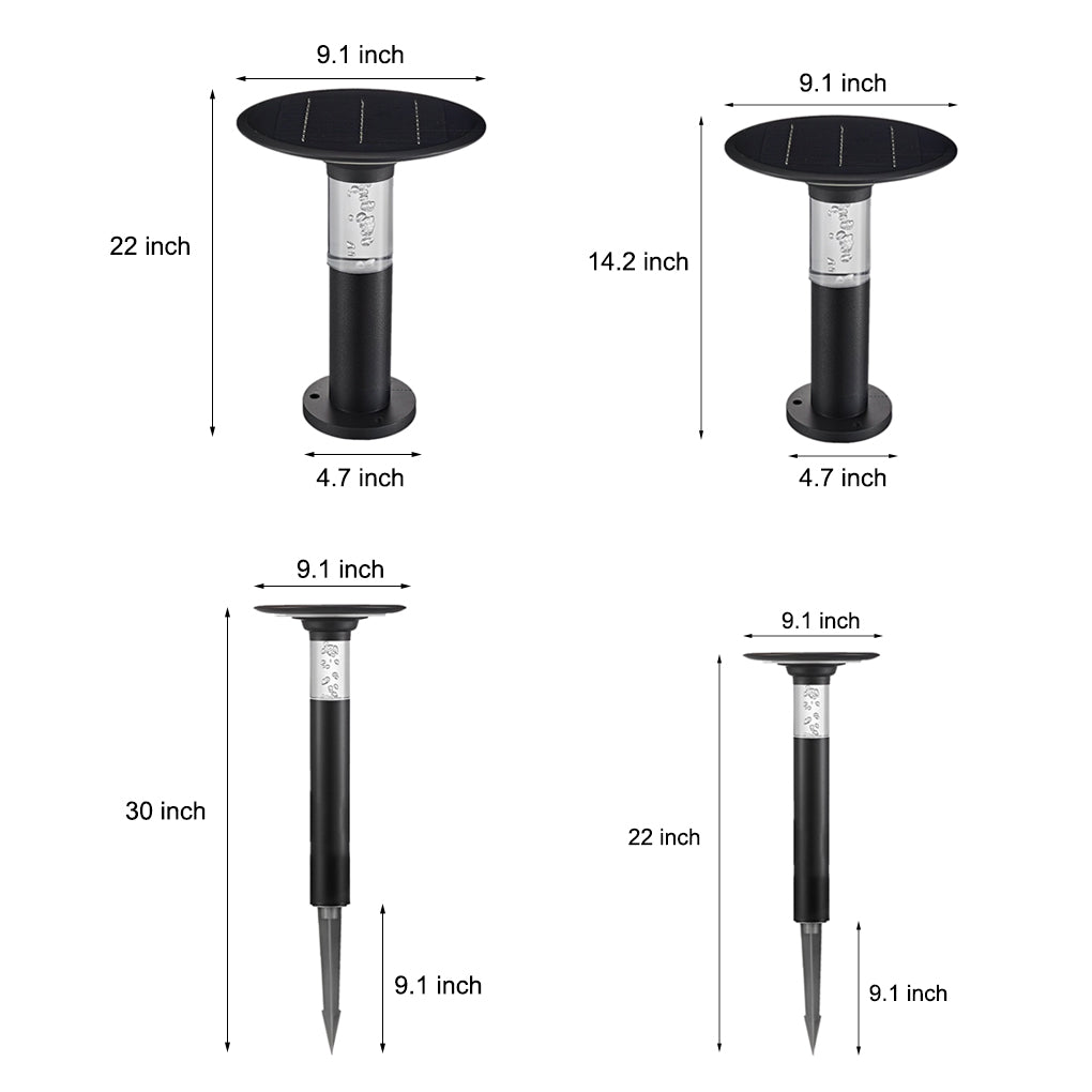 Circular Creative Bubble Design Waterproof LED Contemporary Solar Path Lights, Outdoor Wall Light, detail 11