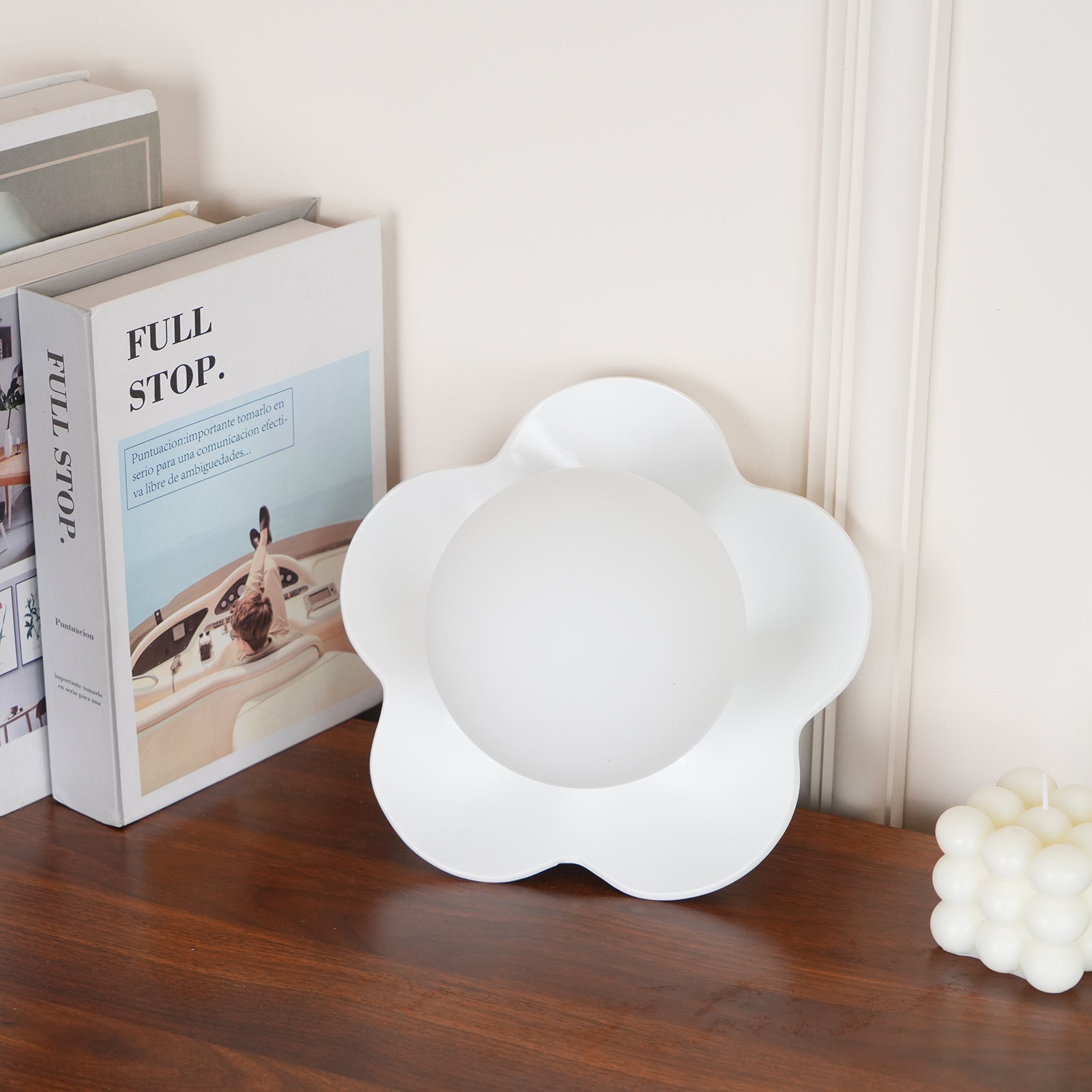 La fleur Wall Light - Dia 20cm x H 17cm Resin, Hardwired Wall Sconce, detail 49