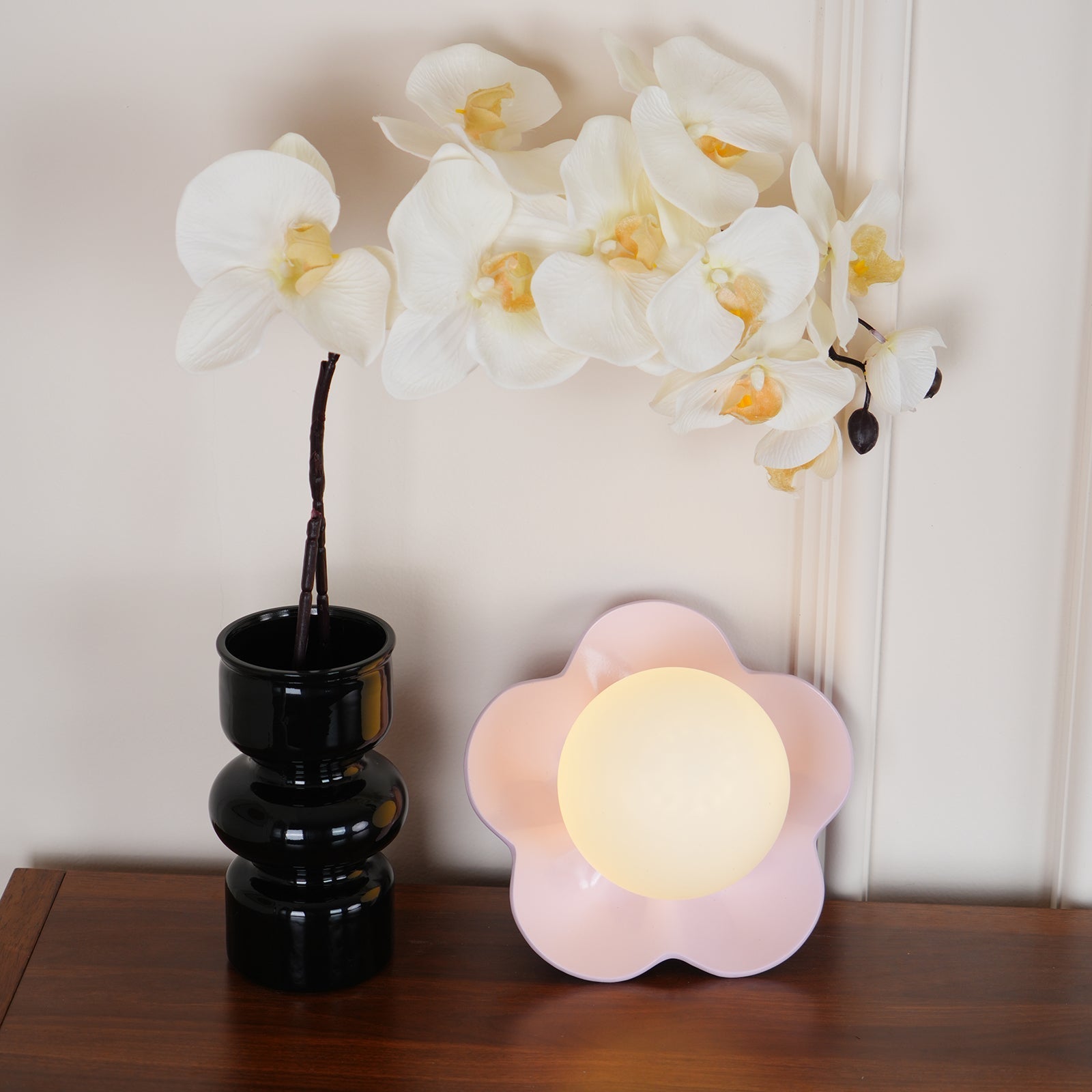 La fleur Wall Light - Dia 20cm x H 17cm Resin, Hardwired Wall Sconce, detail 11