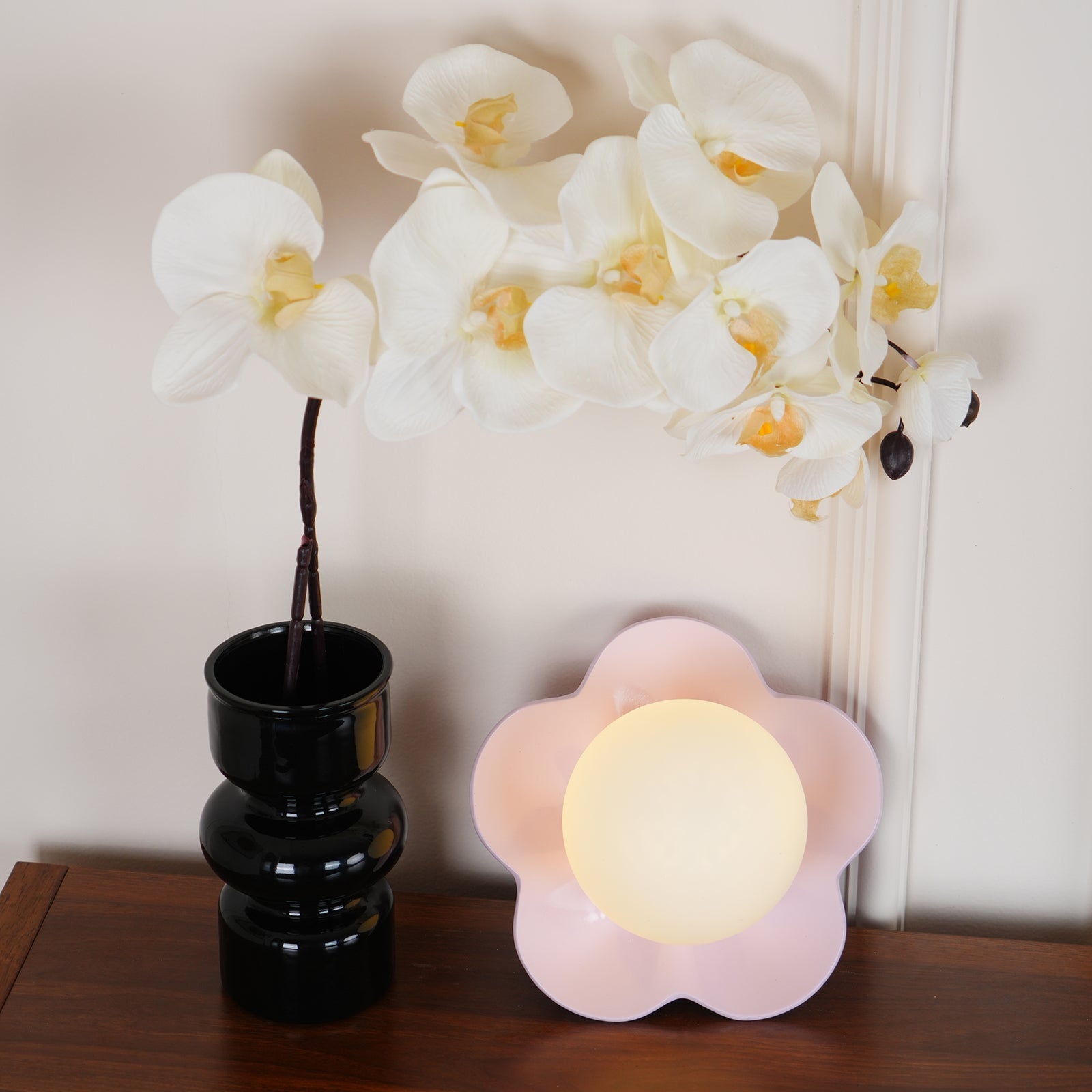 La fleur Wall Light - Φ 7.9 x H 6.7 Resin, Hardwired Wall Sconce, detail 12